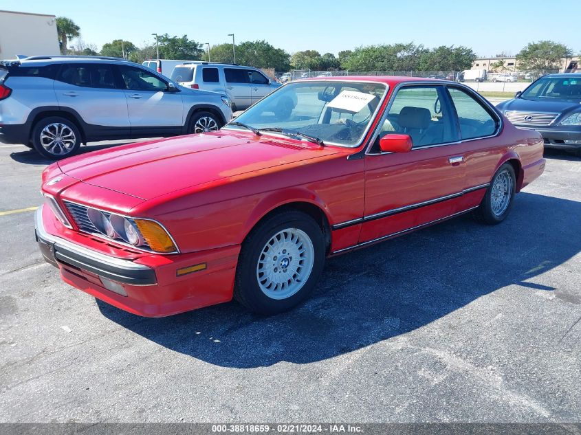 WBAEC8413K3268103 1989 BMW 635 Csi Automatic