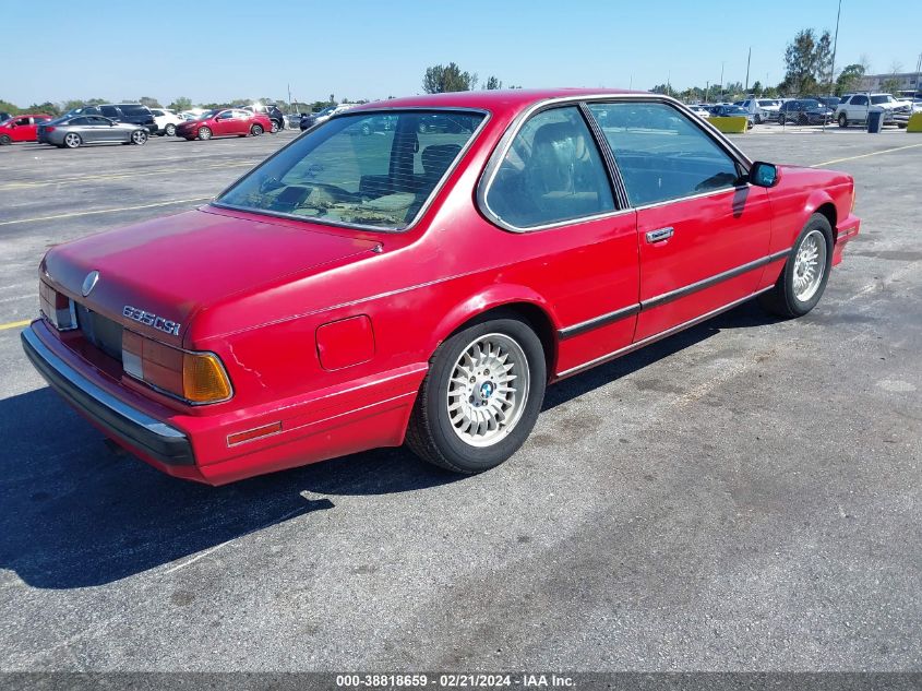 WBAEC8413K3268103 1989 BMW 635 Csi Automatic