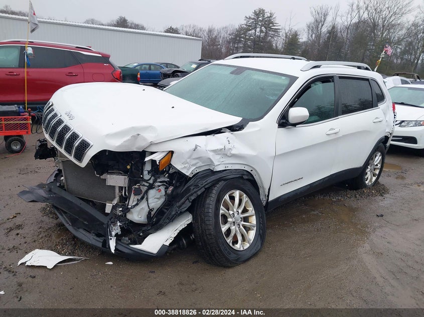 VIN 1C4PJMCB8KD355350 2019 JEEP CHEROKEE LATITUDE 4X4