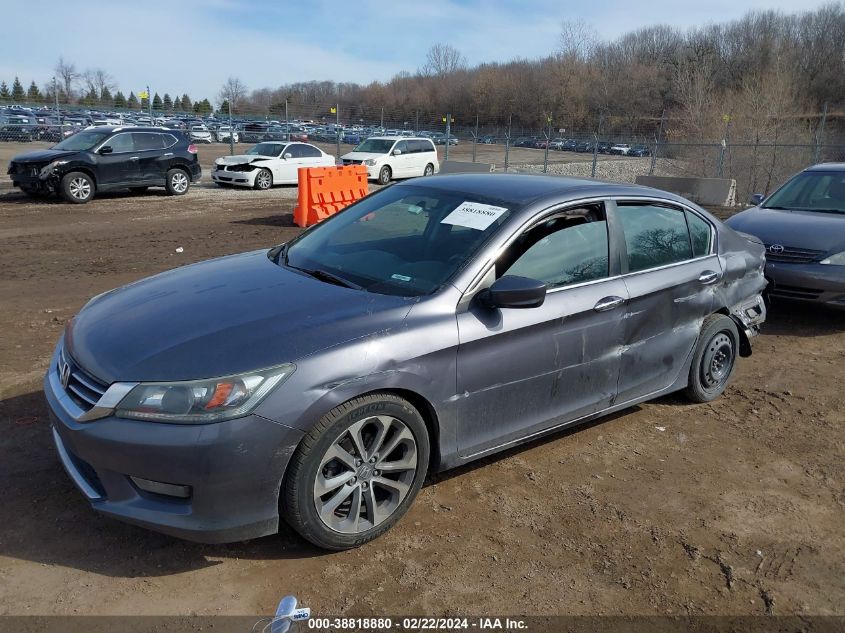 2014 Honda Accord Sport VIN: 1HGCR2F50EA044374 Lot: 38818880