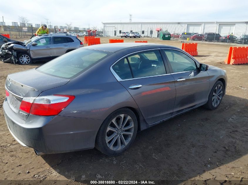 2014 Honda Accord Sport VIN: 1HGCR2F50EA044374 Lot: 38818880