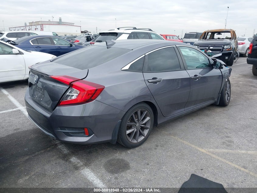 VIN 19XFC1F36LE210820 2020 HONDA CIVIC EX