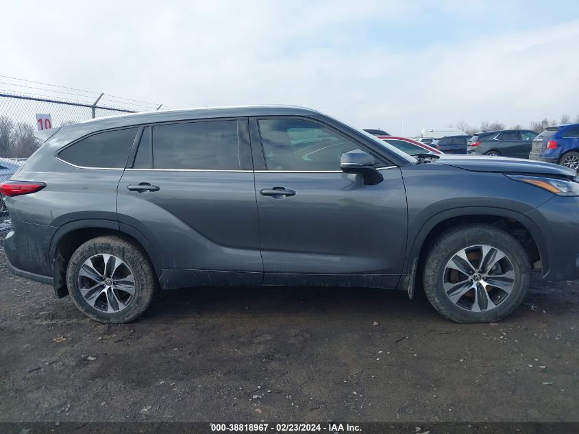 2020 Toyota Highlander Xle VIN: 5TDGZRAH2LS004680 Lot: 38818967