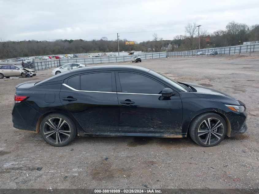 2022 Nissan Sentra Sr Xtronic Cvt VIN: 3N1AB8DV9NY254406 Lot: 38818989