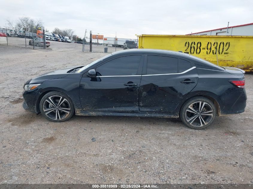 2022 Nissan Sentra Sr Xtronic Cvt VIN: 3N1AB8DV9NY254406 Lot: 38818989