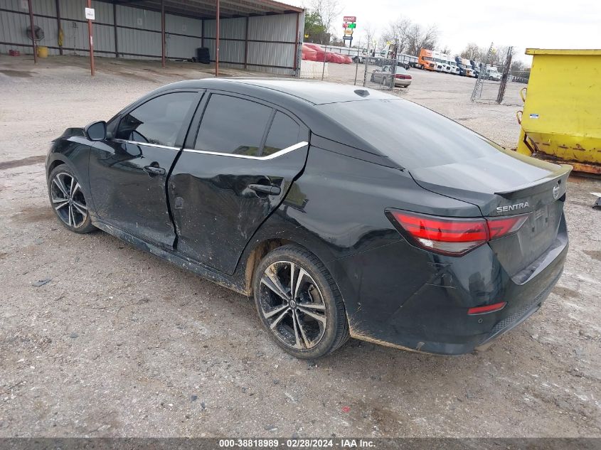 2022 Nissan Sentra Sr Xtronic Cvt VIN: 3N1AB8DV9NY254406 Lot: 38818989