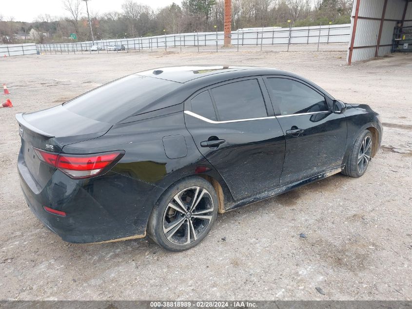 2022 Nissan Sentra Sr Xtronic Cvt VIN: 3N1AB8DV9NY254406 Lot: 38818989