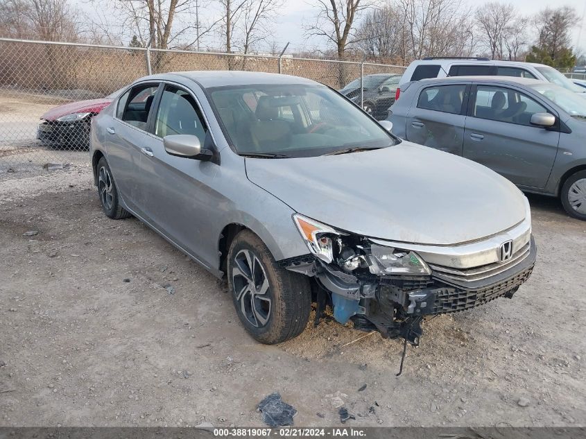 2017 Honda Accord Lx VIN: 1HGCR2F33HA204525 Lot: 38819067