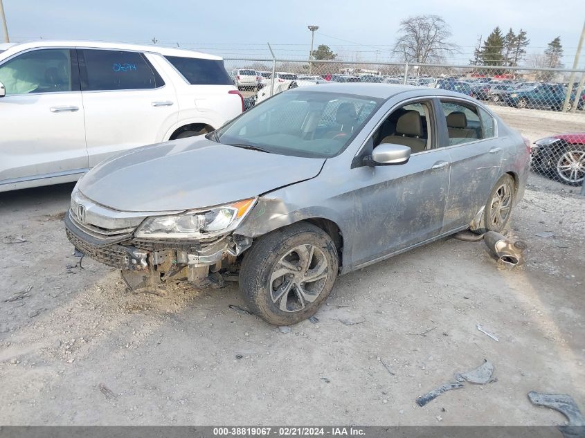 2017 Honda Accord Lx VIN: 1HGCR2F33HA204525 Lot: 38819067