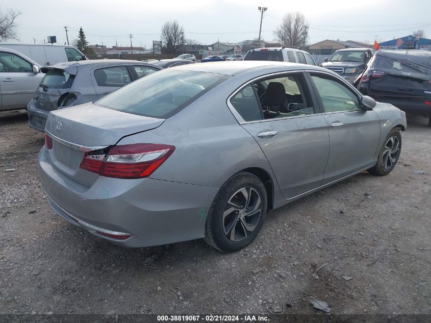 2017 Honda Accord Lx VIN: 1HGCR2F33HA204525 Lot: 38819067