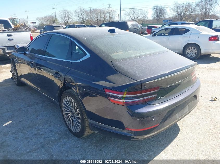 2023 Genesis Electrified G80 VIN: KMTGE4S18PU007540 Lot: 38819092