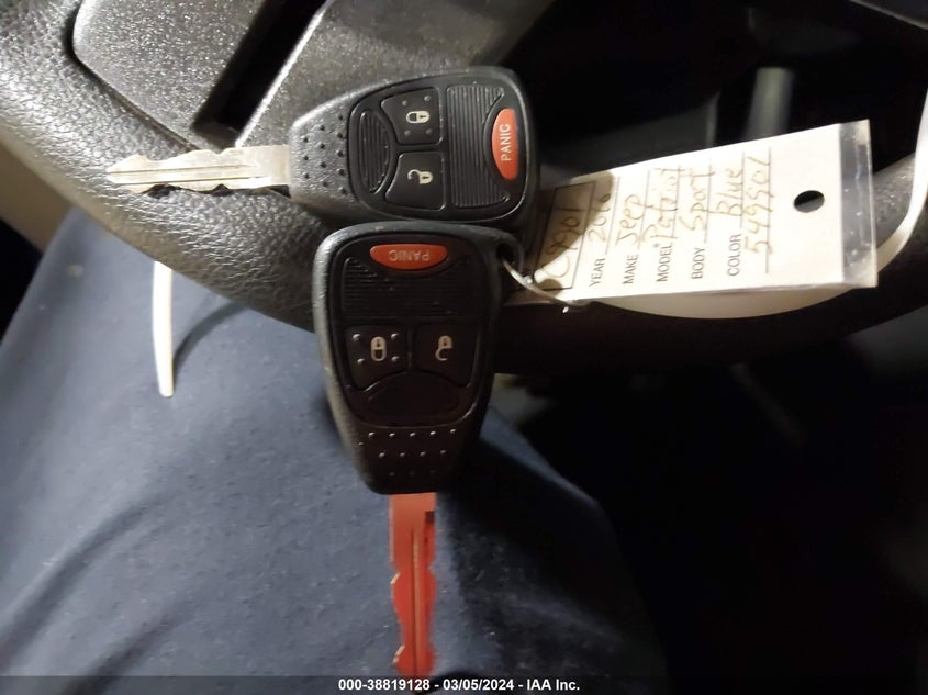 2016 JEEP PATRIOT SPORT - 1C4NJRBB7GD549901