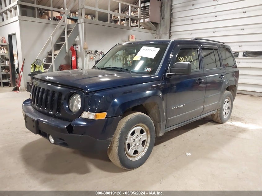 2016 JEEP PATRIOT SPORT - 1C4NJRBB7GD549901