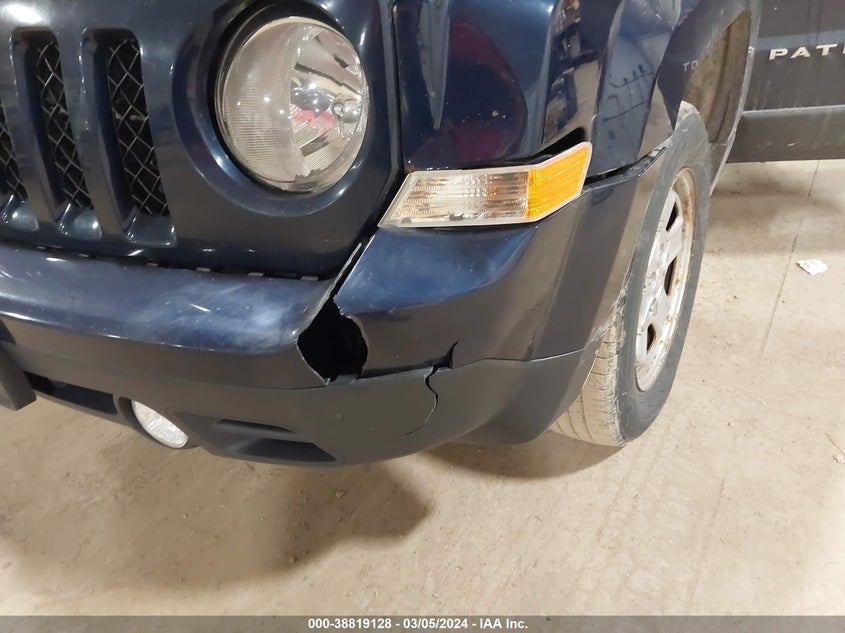 2016 JEEP PATRIOT SPORT - 1C4NJRBB7GD549901