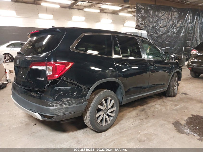 VIN 5FNYF6H50KB078514 2019 HONDA PILOT EX-L