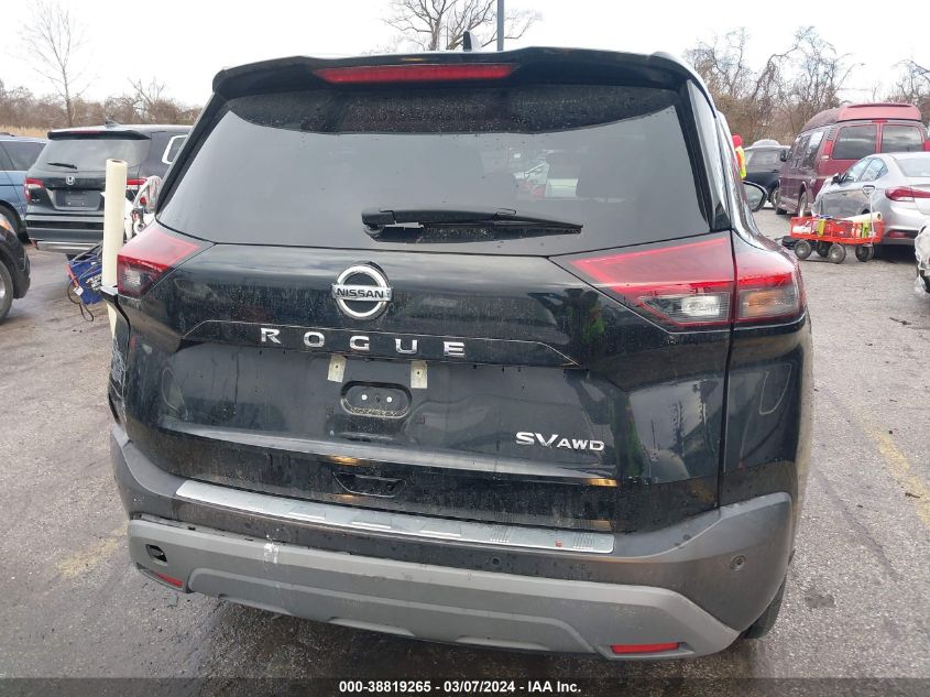 2021 Nissan Rogue Sv Intelligent Awd VIN: 5N1AT3BB2MC702655 Lot: 38819265