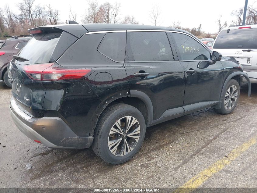 2021 Nissan Rogue Sv Intelligent Awd VIN: 5N1AT3BB2MC702655 Lot: 38819265