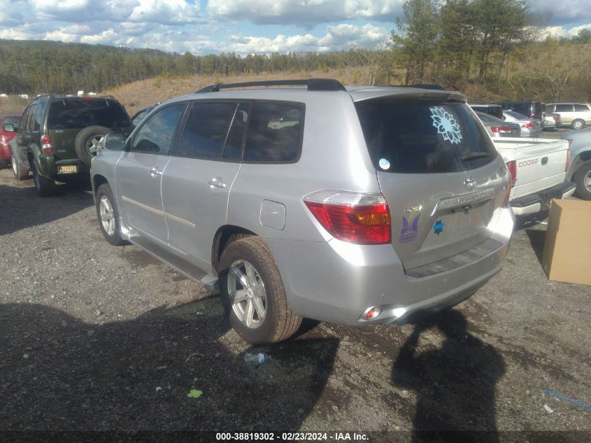 2009 Toyota Highlander VIN: JTEDS41A492069930 Lot: 38819302