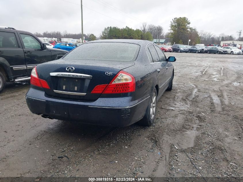 2005 Infiniti Q45 VIN: JNKBF01A45M101698 Lot: 38819315