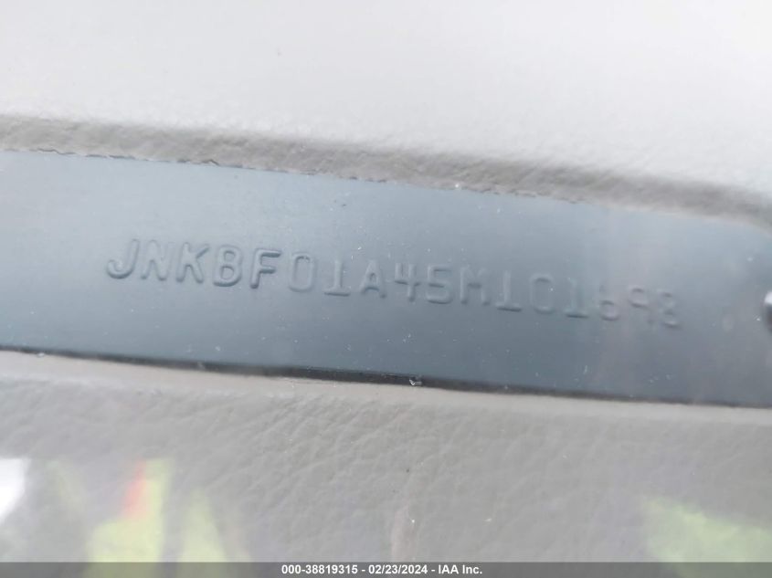 2005 Infiniti Q45 VIN: JNKBF01A45M101698 Lot: 38819315