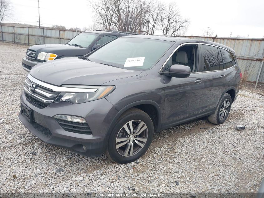 2017 Honda Pilot Ex-L VIN: 5FNYF6H59HB088581 Lot: 38819461