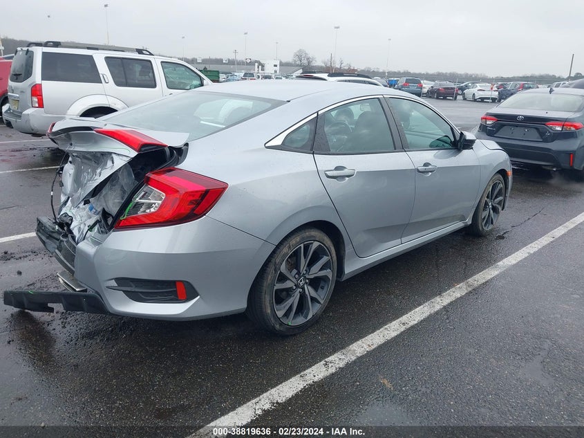 VIN 2HGFC2F88LH583137 2020 HONDA CIVIC SPORT