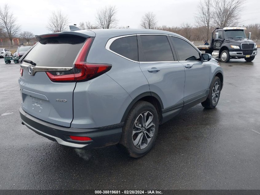 2022 Honda Cr-V Awd Ex VIN: 2HKRW2H5XNH632256 Lot: 38819681