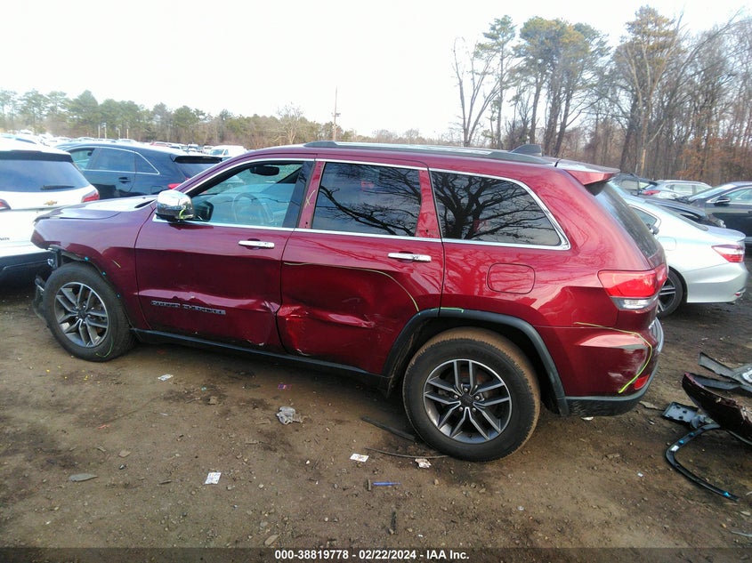 2019 JEEP GRAND CHEROKEE LIMITED - 1C4RJFBG2KC762054