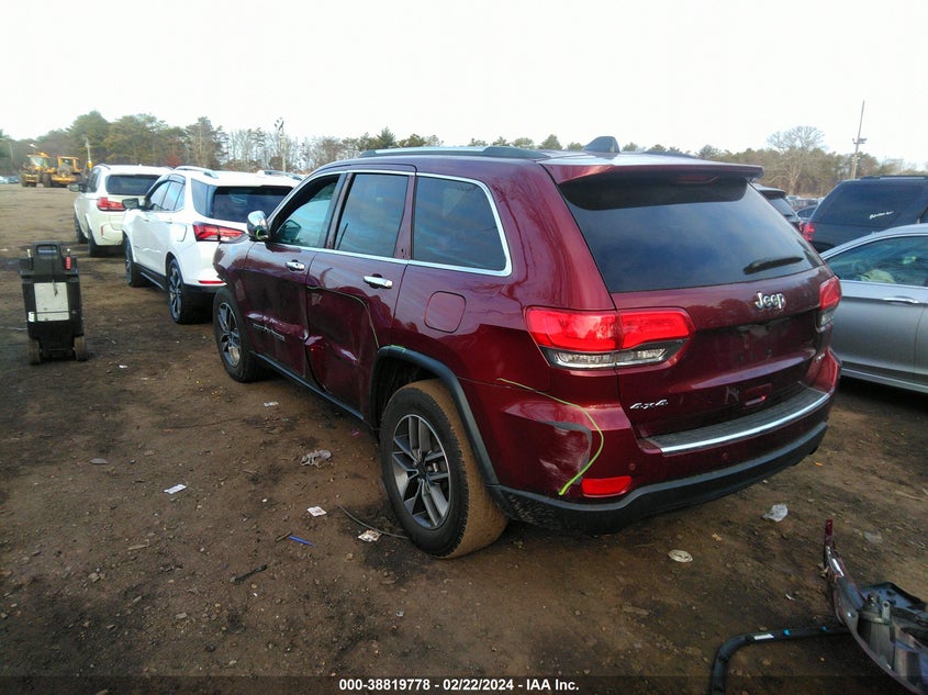 2019 JEEP GRAND CHEROKEE LIMITED - 1C4RJFBG2KC762054