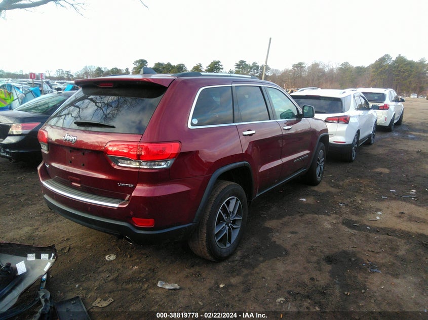 2019 JEEP GRAND CHEROKEE LIMITED - 1C4RJFBG2KC762054