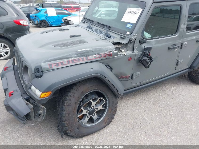 2021 Jeep Wrangler Unlimited Rubicon 4X4 VIN: 1C4HJXFN5MW615478 Lot: 38819802