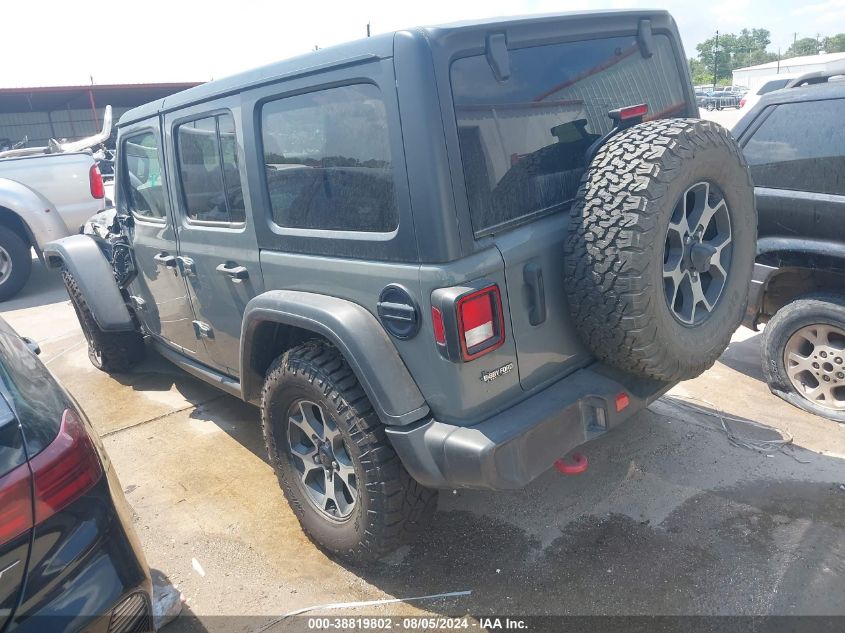 2021 Jeep Wrangler Unlimited Rubicon 4X4 VIN: 1C4HJXFN5MW615478 Lot: 38819802