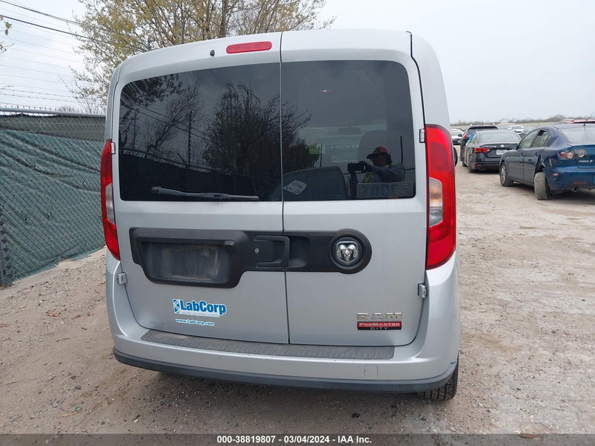 2017 RAM PROMASTER CITY TRADESMAN SLT - ZFBERFBB3H6D43932