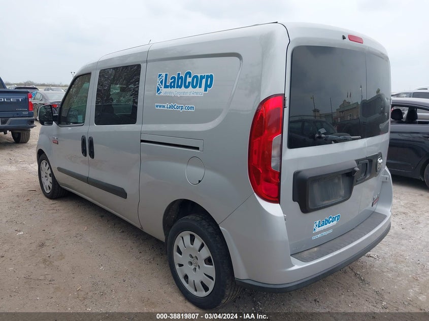 2017 RAM PROMASTER CITY TRADESMAN SLT - ZFBERFBB3H6D43932