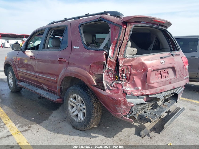 2007 Toyota Sequoia Sr5 V8 VIN: 5TDZT34A37S284315 Lot: 38819839