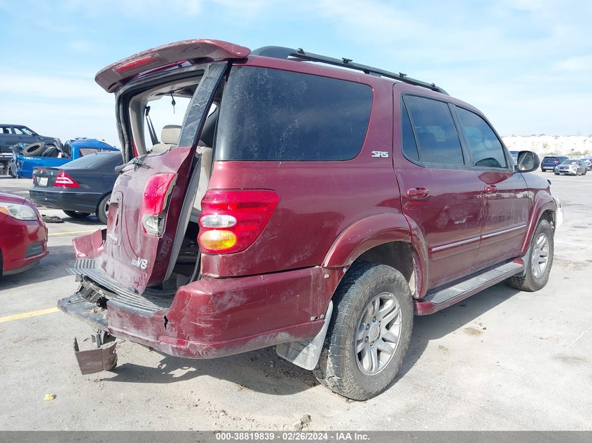 2007 Toyota Sequoia Sr5 V8 VIN: 5TDZT34A37S284315 Lot: 38819839
