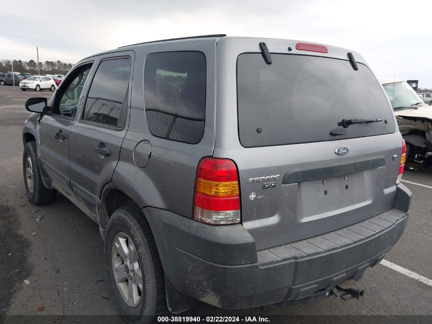 2007 Ford Escape Xlt/Xlt Sport VIN: 1FMYU931X7KA09928 Lot: 38819940