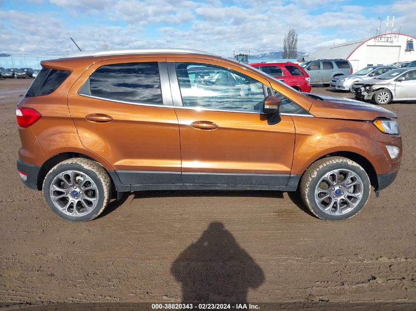 2018 Ford Ecosport Titanium VIN: MAJ6P1WL8JC216505 Lot: 38820343