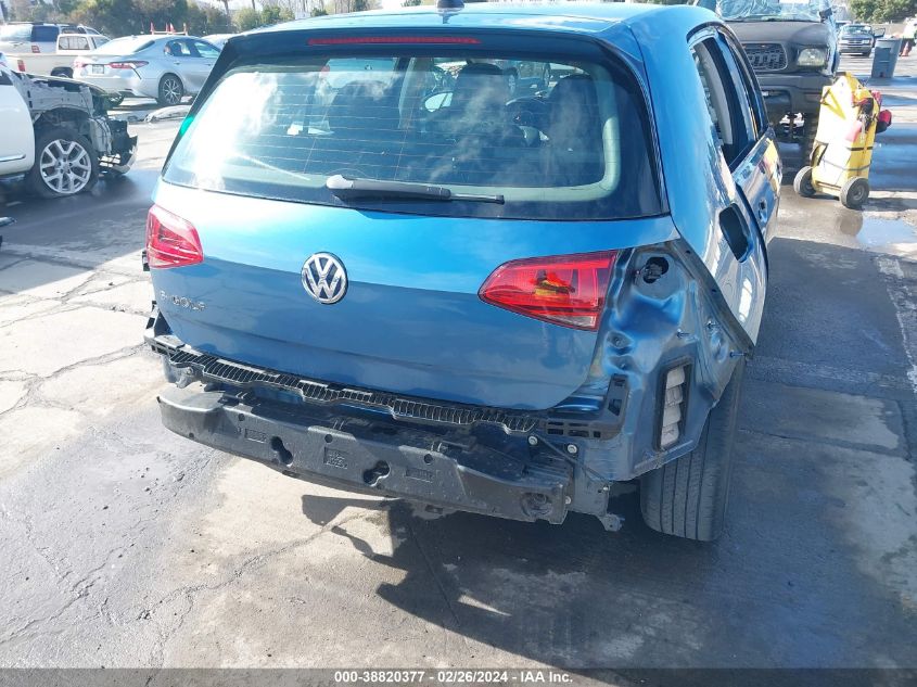 WVWKP7AU3GW910392 2016 Volkswagen E-Golf Se