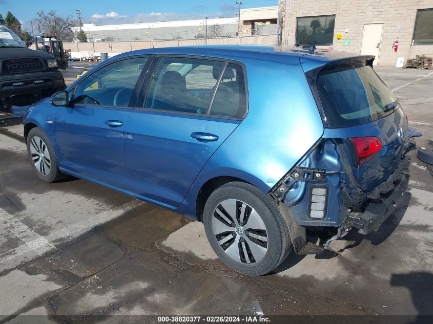 WVWKP7AU3GW910392 2016 Volkswagen E-Golf Se