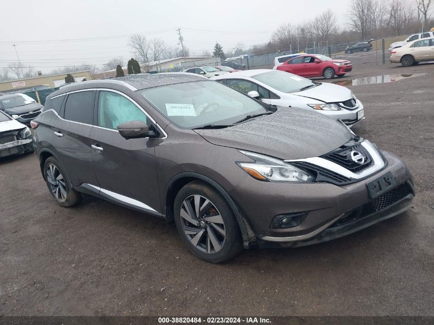 2015 Nissan Murano Platinum VIN: 5N1AZ2MH4FN235353 Lot: 38820484