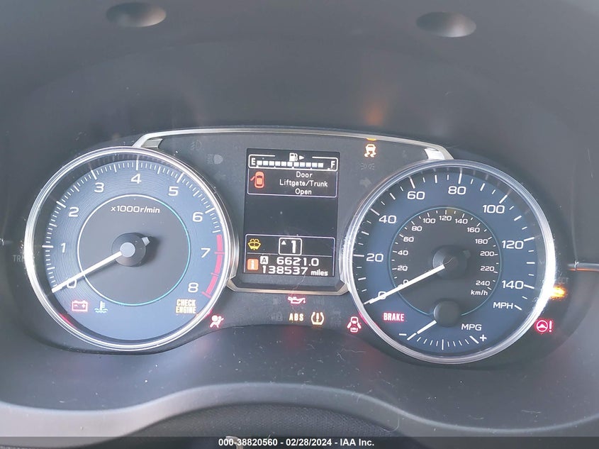 VIN JF2GPAKC7HH247845 2017 SUBARU CROSSTREK 2.0I LIMITED