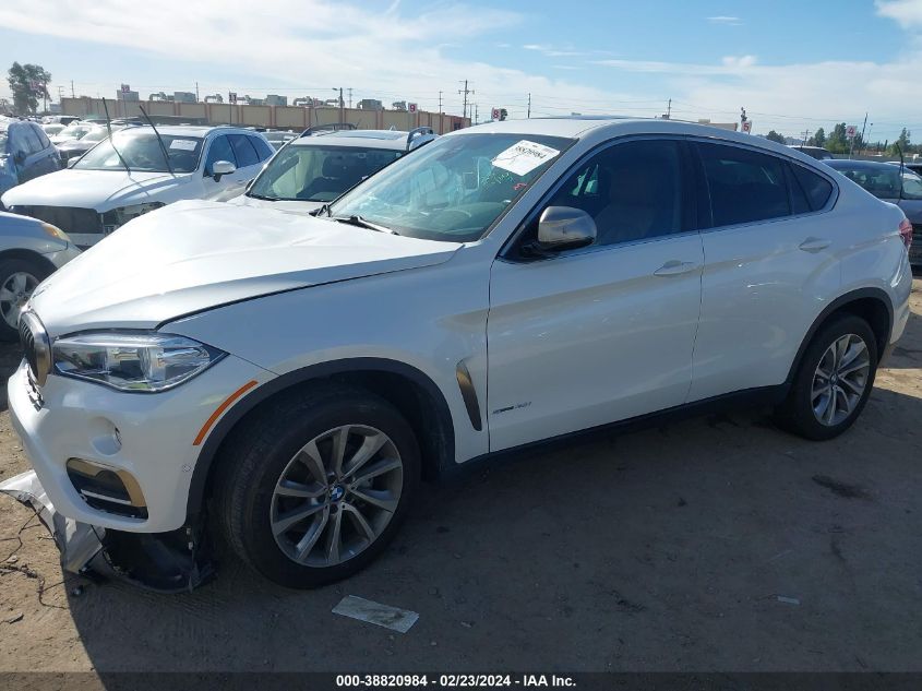 VIN 5UXKU0C52K0S97780 2019 BMW X6, Sdrive35I no.2