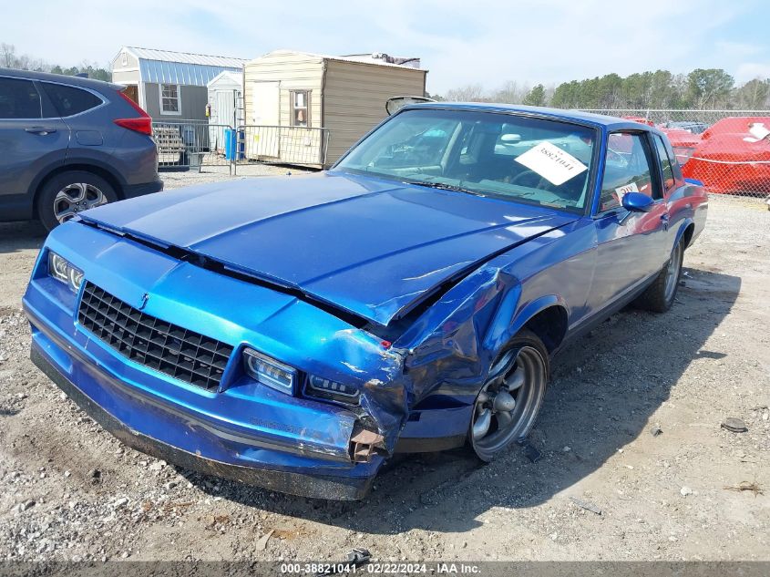 1984 Chevrolet Monte Carlo VIN: 1G1AZ37G3ER166426 Lot: 38821041