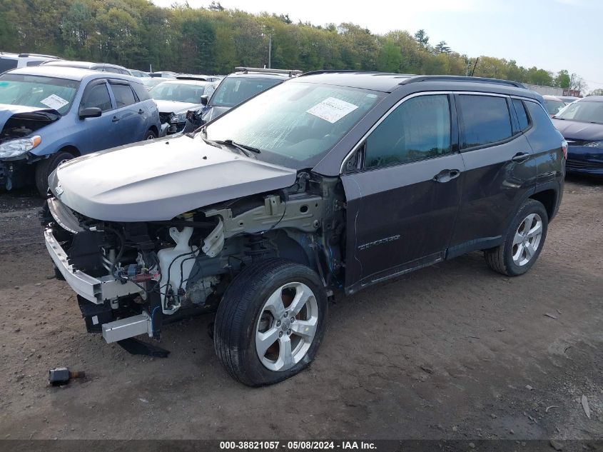 2020 Jeep Compass Latitude 4X4 VIN: 3C4NJDBB2LT148666 Lot: 38821057