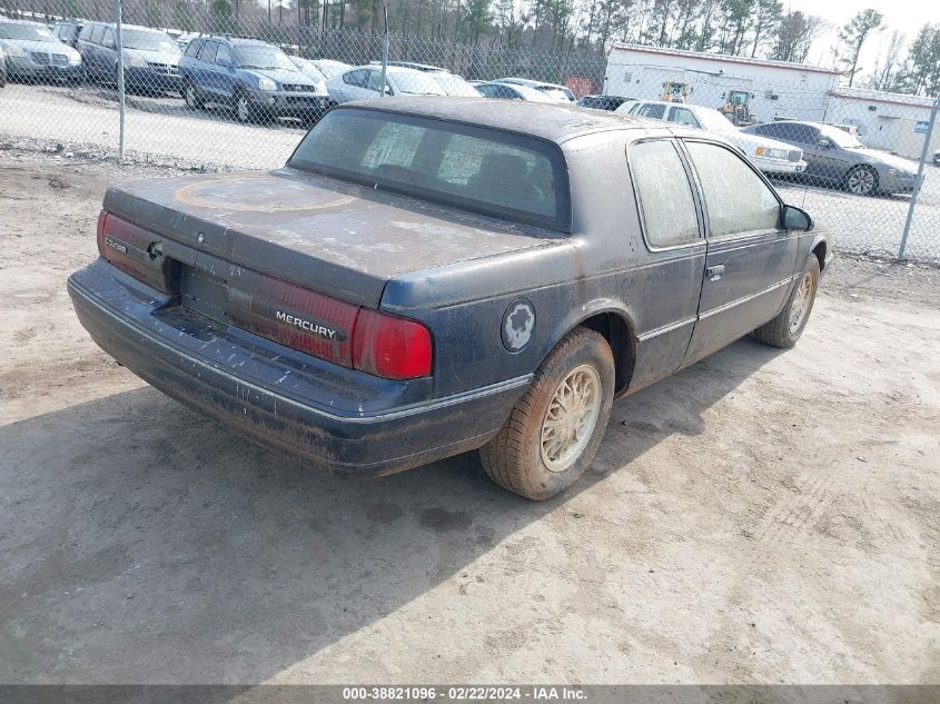 1993 Mercury Cougar Xr7 VIN: 1MEPM624XPH672972 Lot: 38821096