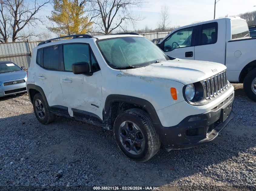 2016 Jeep Renegade Sport VIN: ZACCJBAT0GPD97275 Lot: 38821126