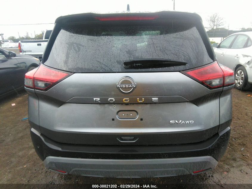 2023 Nissan Rogue Sv Intelligent Awd VIN: JN8BT3BB6PW465796 Lot: 38821202