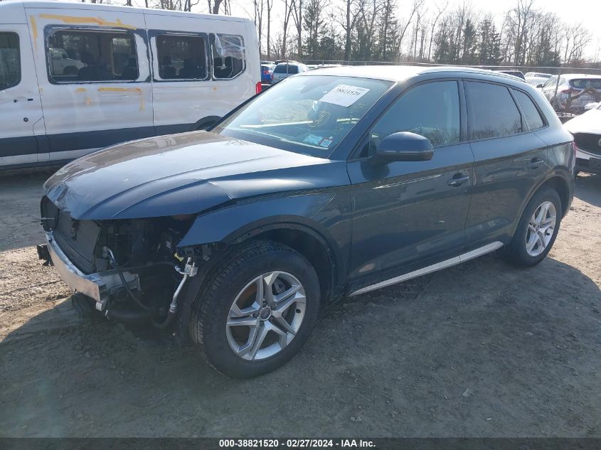 2018 Audi Q5 2.0T Premium VIN: WA1ANAFY3J2245609 Lot: 38821520