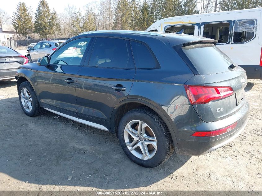 2018 Audi Q5 2.0T Premium VIN: WA1ANAFY3J2245609 Lot: 38821520